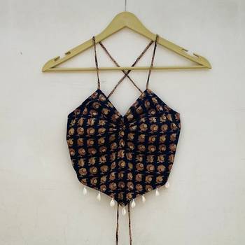 Navratri-black-dry-leaf-removable-pads-top-kj10109 1