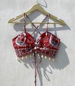 Navratri-red-big-floral-removable-pads-top-kj10119