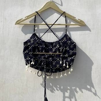 Navratri-black-floral-removable-pads-top-kj10120 2