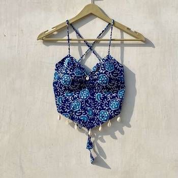 Navratri-indigo-batik-removable-pads-top-kj10156 1