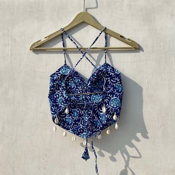 Navratri-indigo-batik-removable-pads-top-kj10156 2