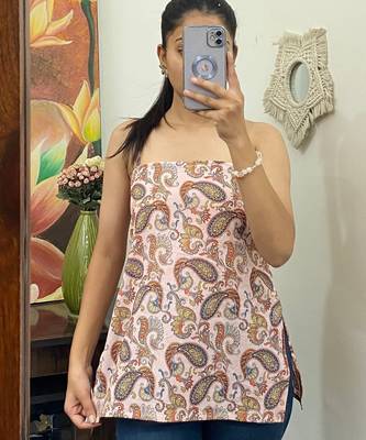 Light-pink-jaal-straight-criss-cross-with-removable-pads-kurti-top-kj10171 1