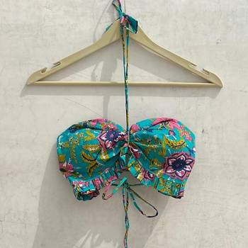 Rama-green-jaal-removable-pads-criss-cross-top-bralette-kj10178 1