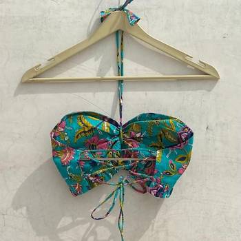 Rama-green-jaal-removable-pads-criss-cross-top-bralette-kj10178 2