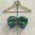 Rama-green-jaal-removable-pads-criss-cross-top-bralette-kj10178