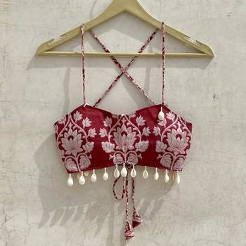 Navratri-wine-floral-bralette-removable-pads-kj10184 1