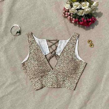 Cream-brown-jaal-deep-v-neck-cotton-blouse-700-fal10190 1