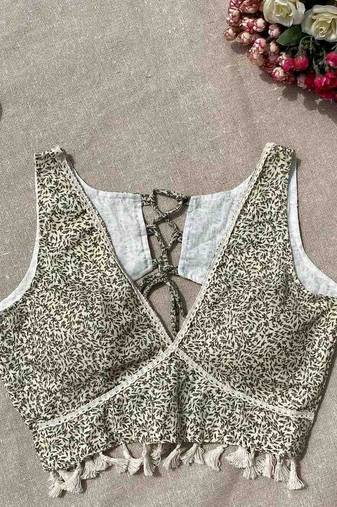 Cream-black-jaal-deep-v-neck-cotton-blouse-700-fal10191
