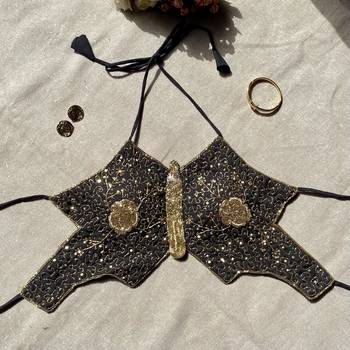 Black-heavy-tubelight-handwork-butterfly-top-kj10194 1