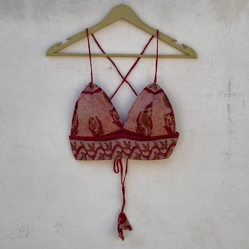 Carrot-batik-floral-removable-pads-bra-kj10226