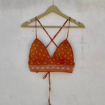 Orange-bandhej-removable-pads-bra-kj10233 1