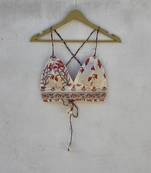 Cream-floral-removable-pads-bra-kj10259