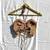 Cream-brown-checks-frill-halter-neck-removable-pads-top-kj10265