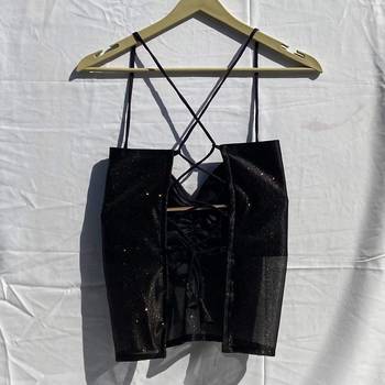 Black-shimmery-lump-top-kj10295 2