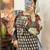 Black-leaf-2-in-1-cotton-kurti-kj10306