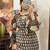 Black-leaf-2-in-1-cotton-kurti-kj10306