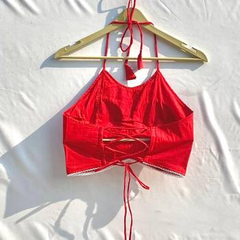 Red-bird-criss-cross-removable-pads-top-kj10316 2
