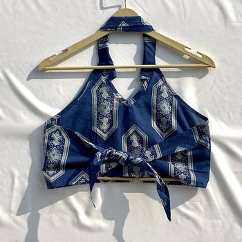 Blue-indigo-geometry-back-knot-top-kj10319 2