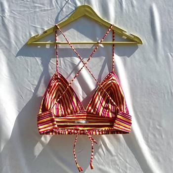 Holi-floral-jaal-shirt-and-stripe-bra-combo-kj10346 2