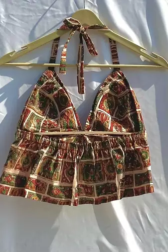 Multicolor-hand-block-gulati-top-kj10350