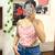 Pink-mirror-shell-criss-cross-top-kj10351