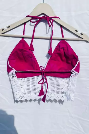 Pink-self-floral-print-chikan-lace-removable-pads-bra-kj10391