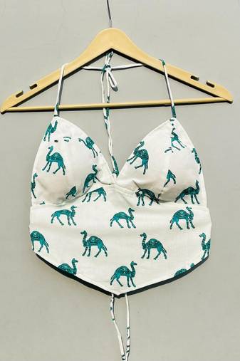 Rama-green-camel-cotton-bra-kj0318-clearance-sale