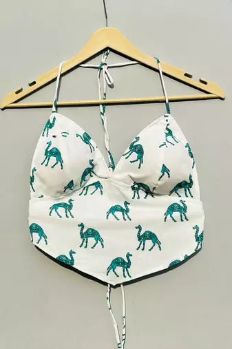 Rama-green-camel-cotton-bra-kj0318-clearance-sale