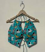 Blue-animal-print-twing-removable-pads-top-kj10395