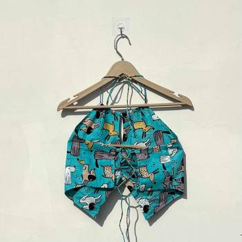 Blue-animal-print-twing-removable-pads-top-kj10395 2