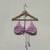 Lavender-plain-snail-shape-removable-pads-bra-kj10398