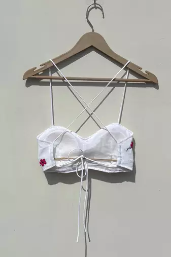 Pink-floral-ring-embroidery-removable-pads-bra-kj10399