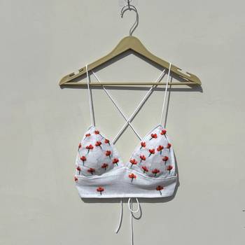 Orange-floral-embroidery-removable-pads-bra-kj10400 1