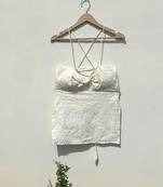 Off-white-chikan-removable-pads-kurti-top-kj10439