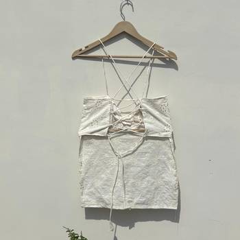 Off-white-chikan-removable-pads-kurti-top-kj10439 2