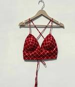 Red-criss-cross-removable-pads-bralette-kj10442