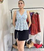 Ice-blue-embroidery-criss-cross-removable-padded-top-kj10460