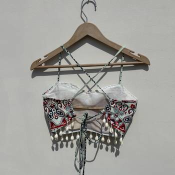 Navratri-white-red-chaap-printed-criss-cross-padded-top-kj10466 2