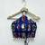 Navratri-blue-face-mudra-criss-cross-padded-top-kj10467