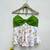Green-bandhej-with-animal-print-padded-top-kj10471