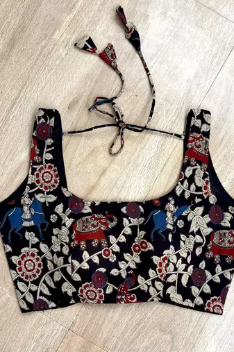 Black-art-cotton-with-elastic-back-blouse-1000-fal10486