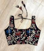 Black-art-cotton-with-elastic-back-blouse-1000-fal10486
