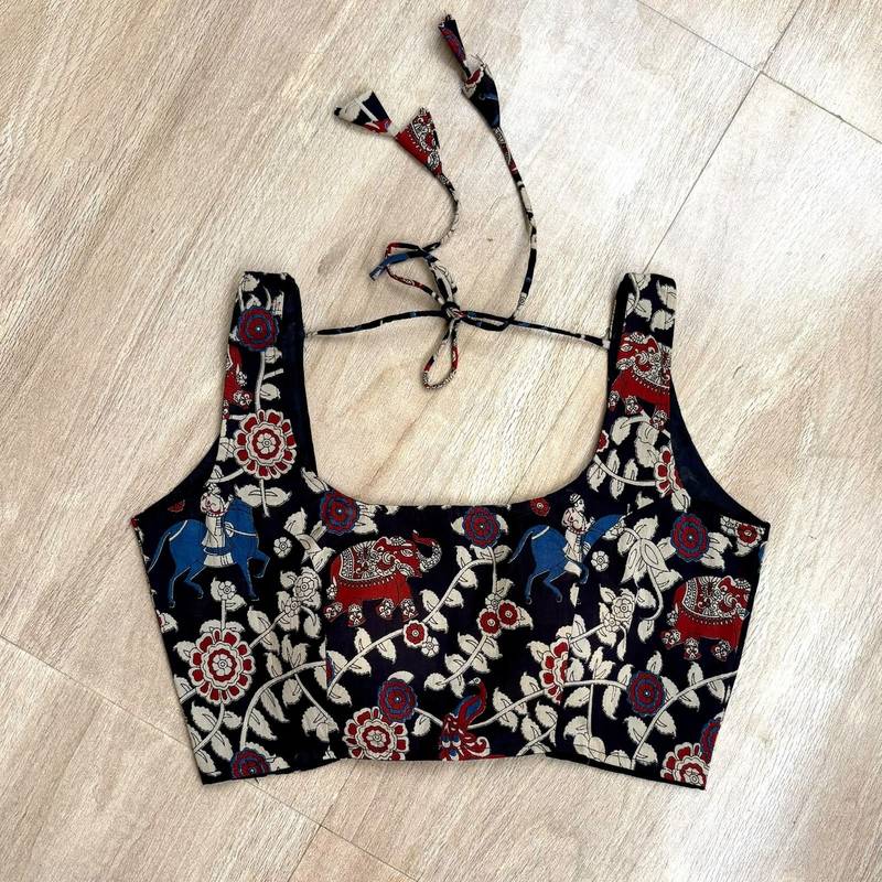 Black-art-cotton-with-elastic-back-blouse-1000-fal10486