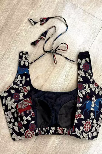 Black-art-cotton-with-elastic-back-blouse-1000-fal10486