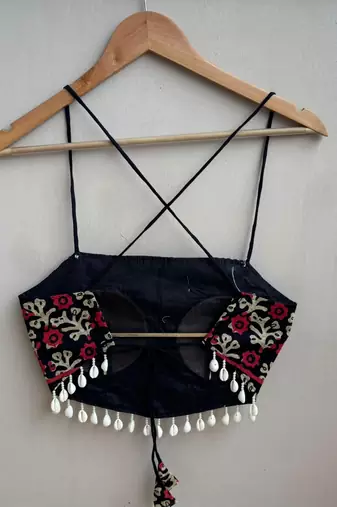 Navratri-blackry-with-shell-padded-top-kj10491
