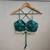 Navratri-rama-green-jaal-with-shell-padded-top-kj10495