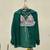 Rama-green-small-butti-mul-shirt-and-white-floral-bra-combo-kj10498