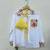 Red-floral-patch-shirt-and-yellow-snail-bra-combo-kj10503