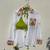 Red-floral-patch-shirt-and-neon-green-snail-bra-combo-kj10504