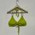 Neon-green-plain-snail-shape-padded-bra-kj10510